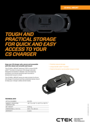 CTEK CS Wall Mount